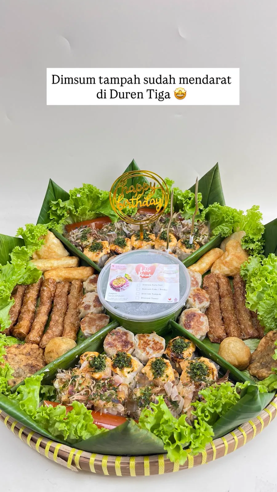 Kreasi LalaGi Dimsum untuk momen perayaan 20